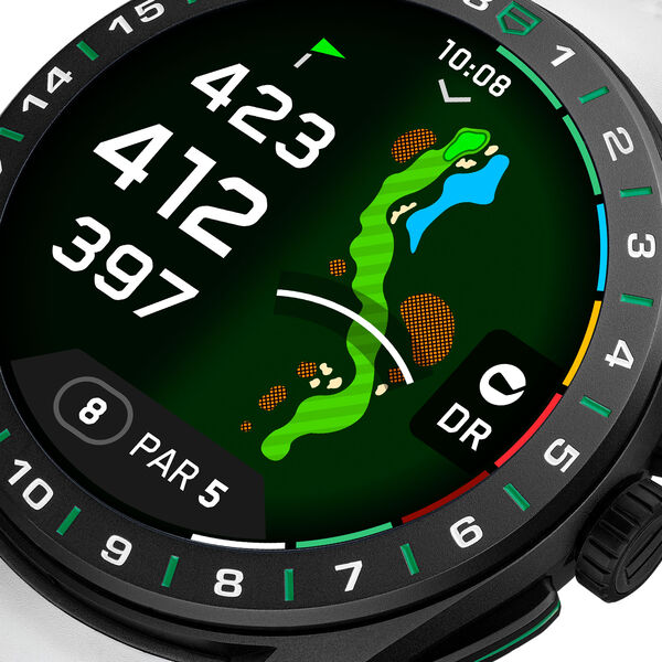 Connected &eacute;dition Golf Calibre E5 45 mm en titane