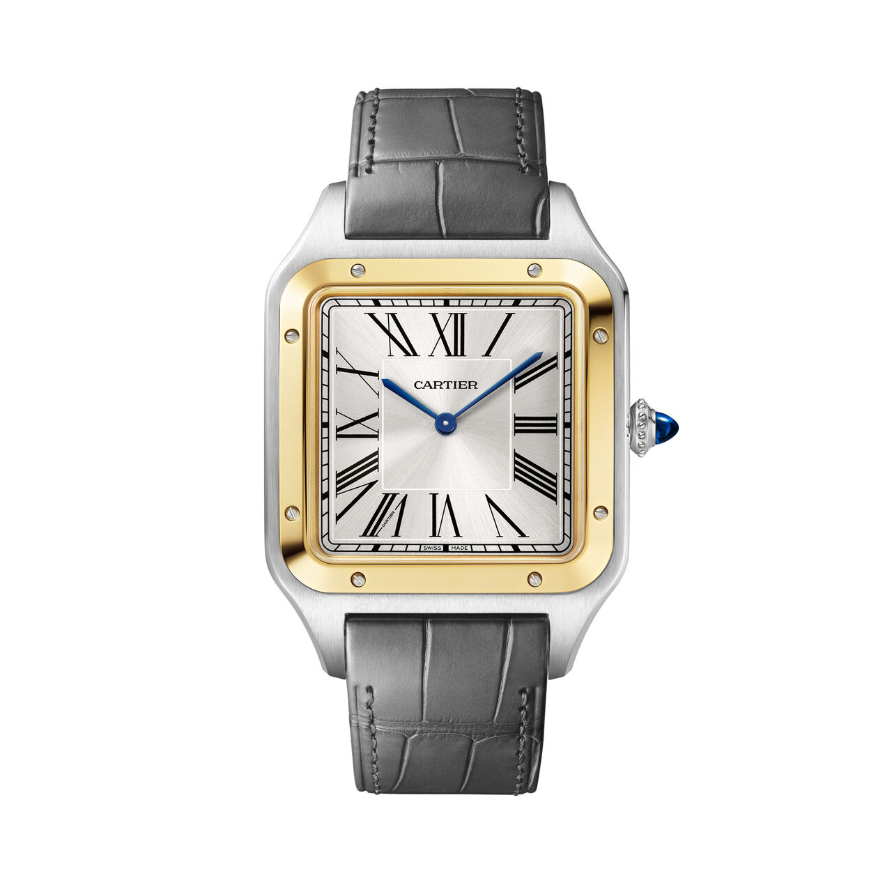 Cartier Santos-Dumont 47 X 34 mm automatique en or jaune et acier inoxydable, tr&egrave;s grand mod&egrave;le image number 0