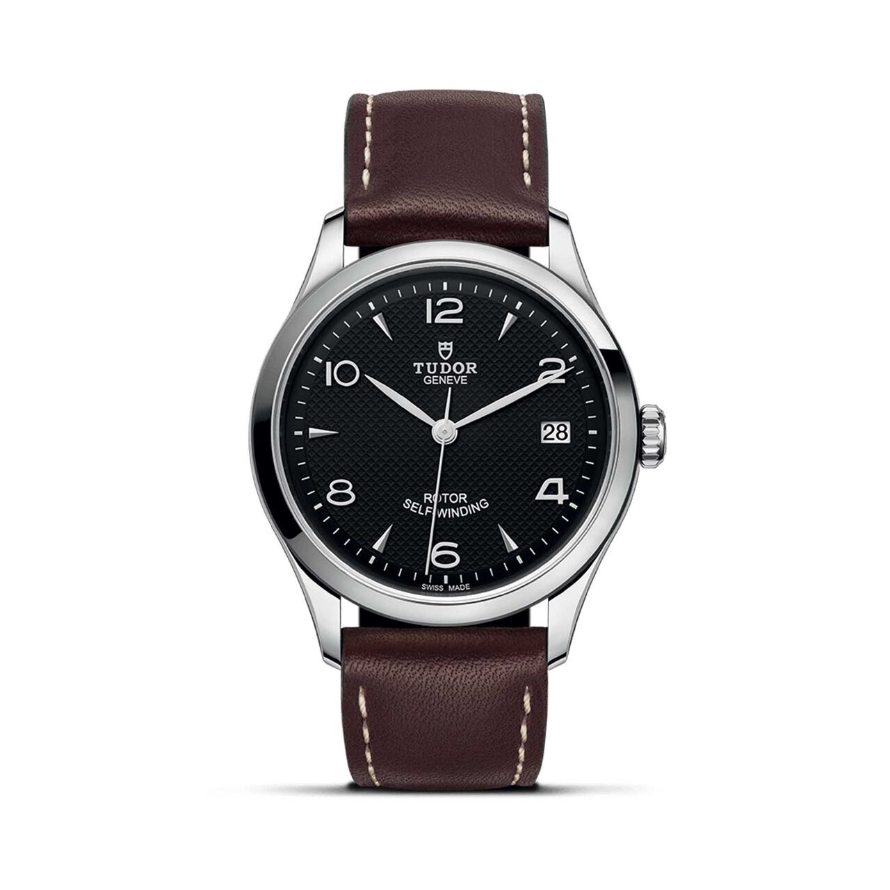 Tudor 1926 Boîtier en acier 36 mm^ cadran noir image number 0