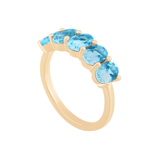 Gold Ring Topaz Gemstones - Sale image number 0