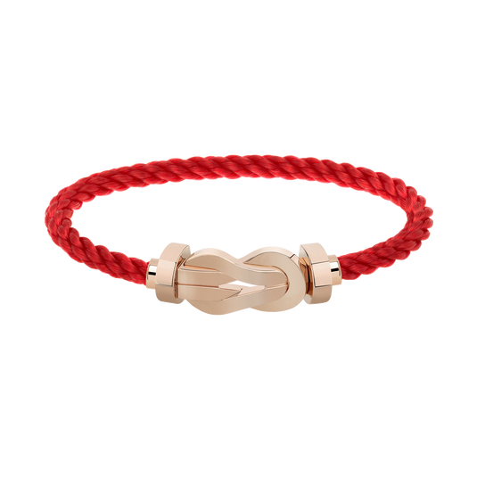 Chance Infinie Large Rose Gold Cable Bracelet image number 0