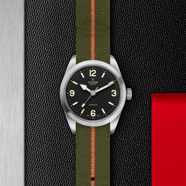 Ranger 39 mm automatique en acier inoxydable