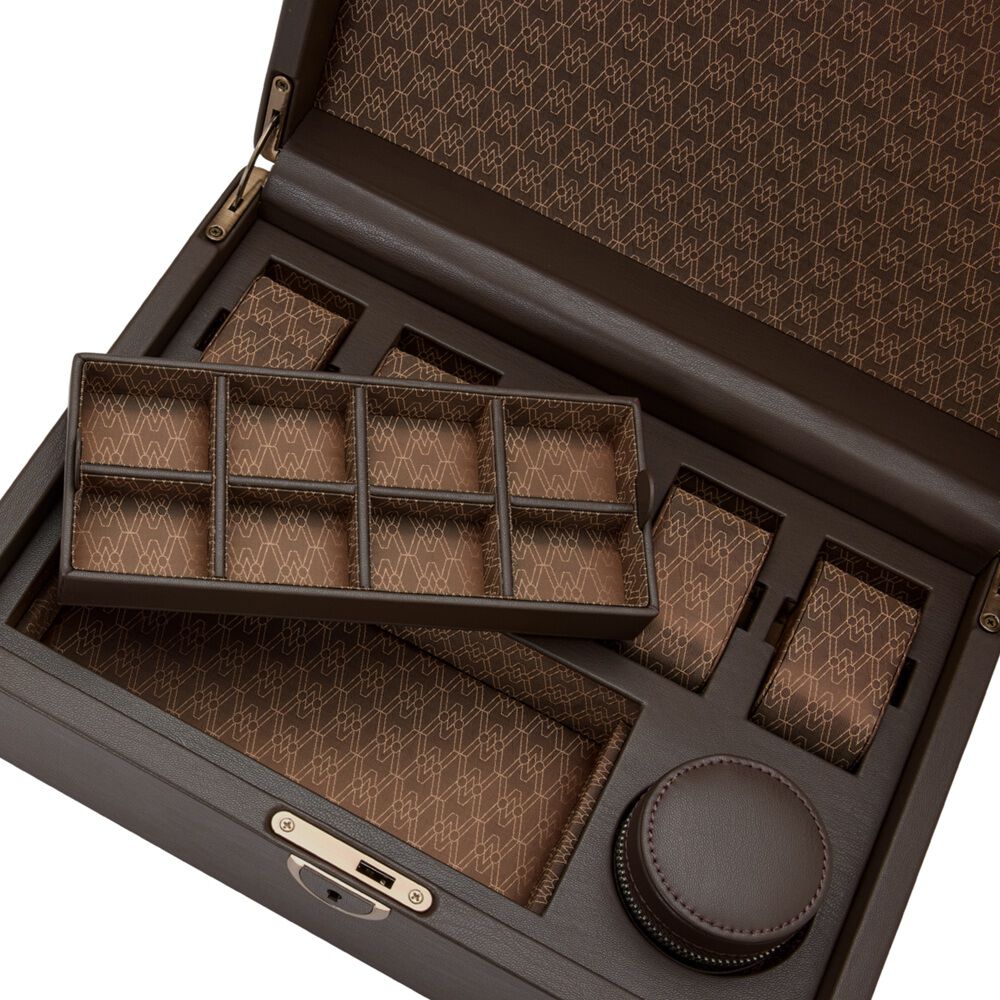 Earth Coffee 5 Piece Watch Case with Storage