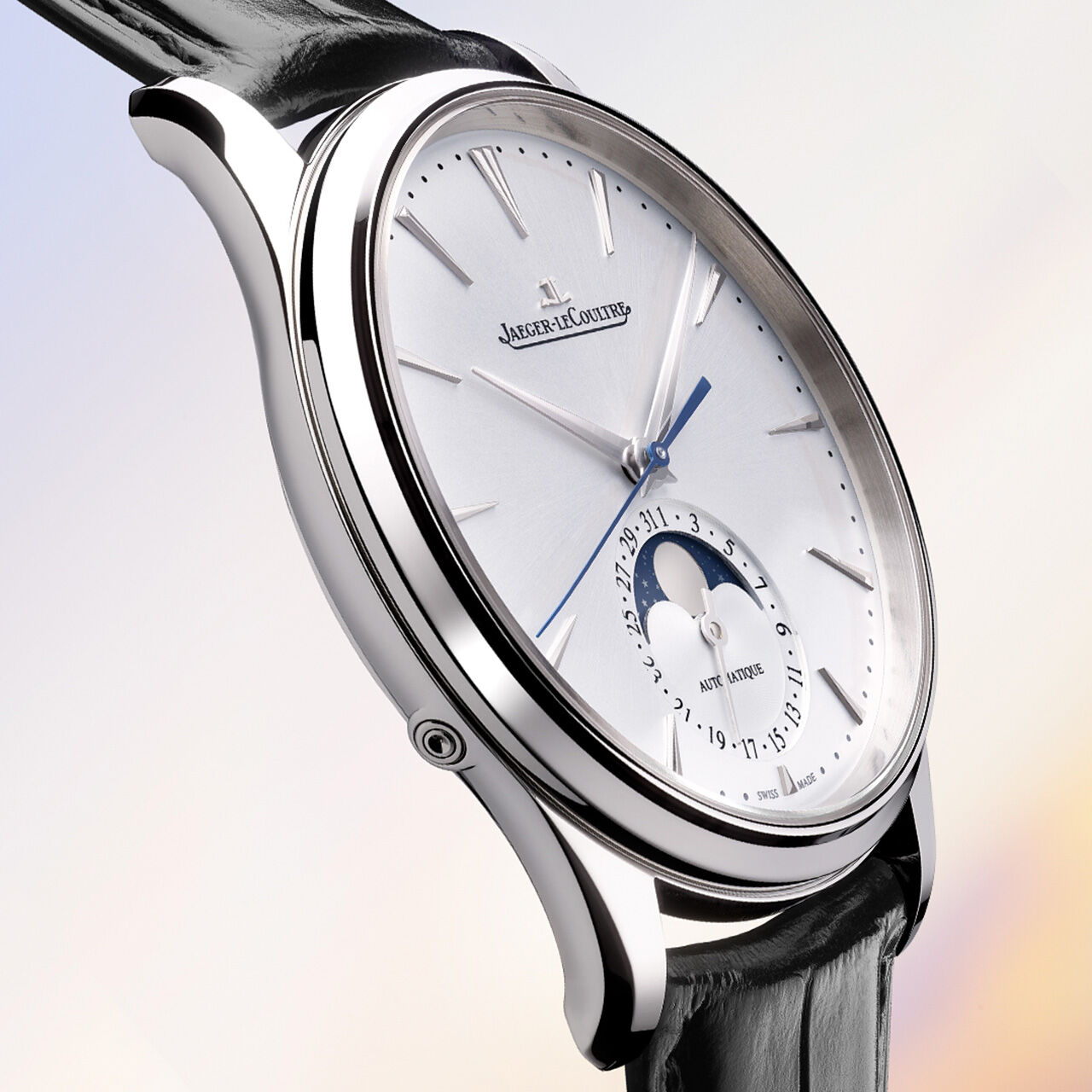 Jaeger-LeCoultre Master Ultra Thin Automatic Moon Phase 39 mm Stainless Steel Dial image number 4