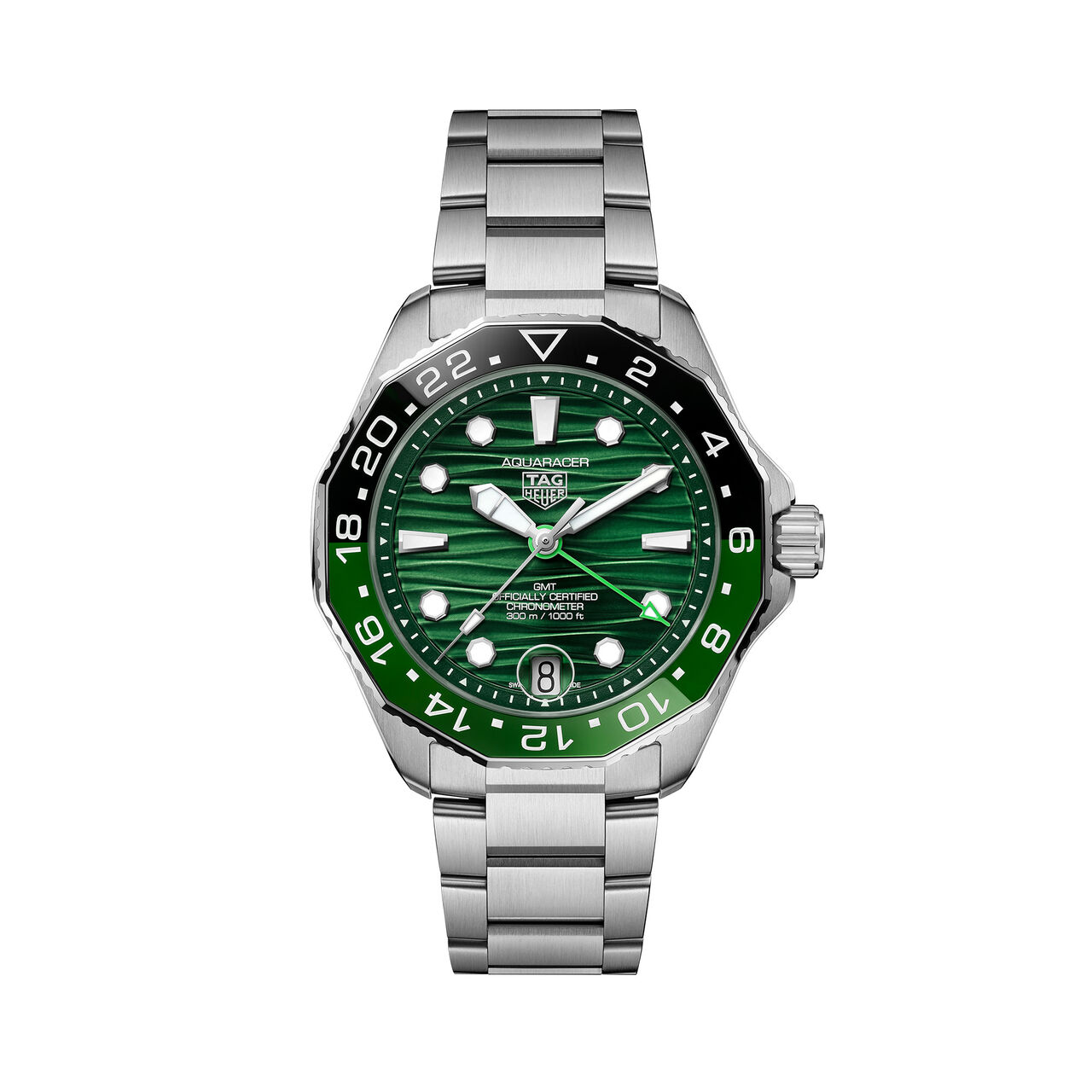 Aquaracer Professional 300  42 mm GMT automatique en acier inoxydable  image number 0