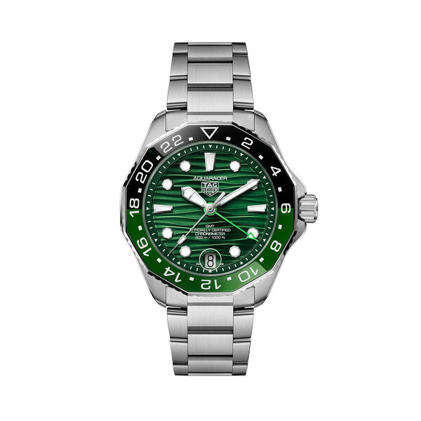 Aquaracer Professional 300  42 mm GMT automatique en acier inoxydable