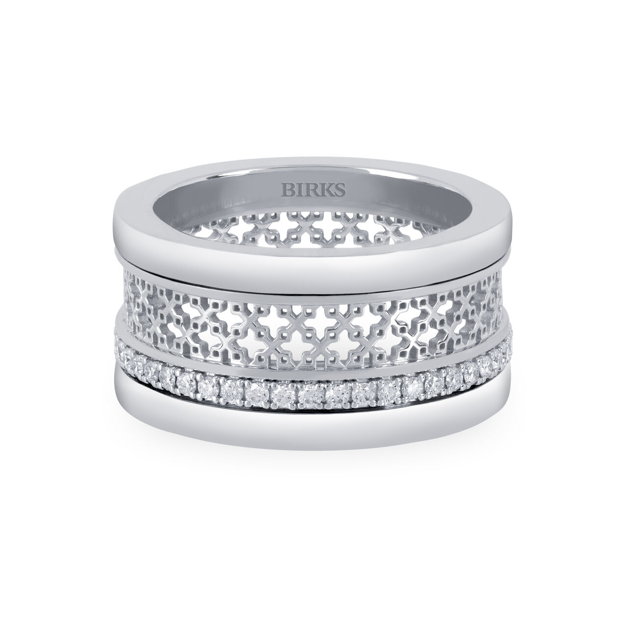 White Gold Diamond Ring | Birks Dare to Dream