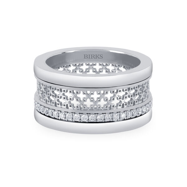 White Gold and Diamond Ring
