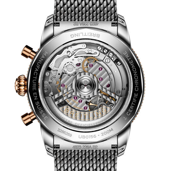 Breitling UB0156H11B1A1 SuperOcean Herritage B01 Automatic Chronograph 42 mm Stainless Steel and Red Gold image number 1
