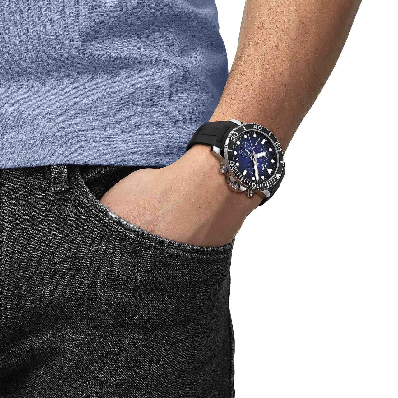 Tissot Seastar 1000 Quartz Chronograph 45 mm Stainless Steel image number 1