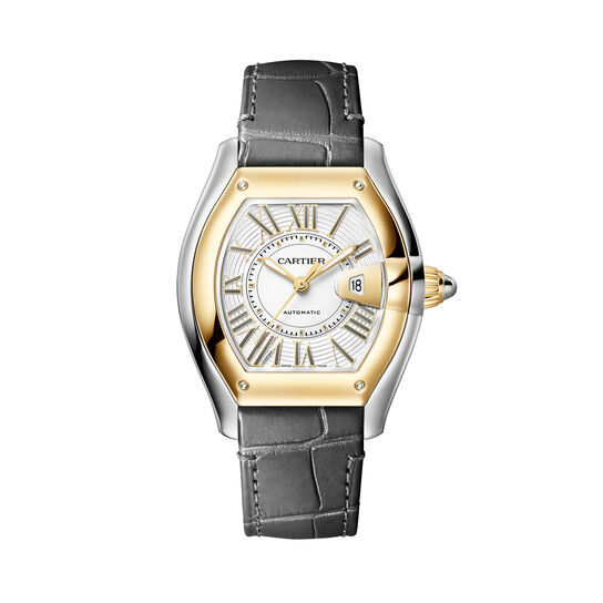 Cartier Roadster 42 x 35 mm automatique en acier et or jaune, moyen mod&egrave;le image number 1