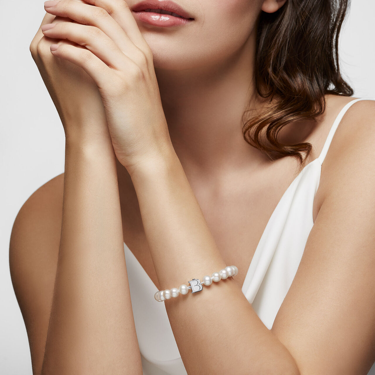 FRESH WATER PEARL BRACELET 8 MM FRESH WATER PEARL BRACELET 8 MM
