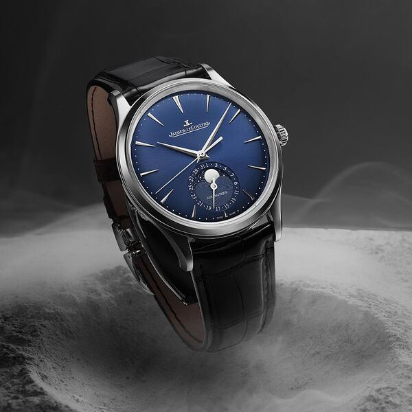Master Ultra Thin Automatic Moon Phase 39 mm Stainless Steel