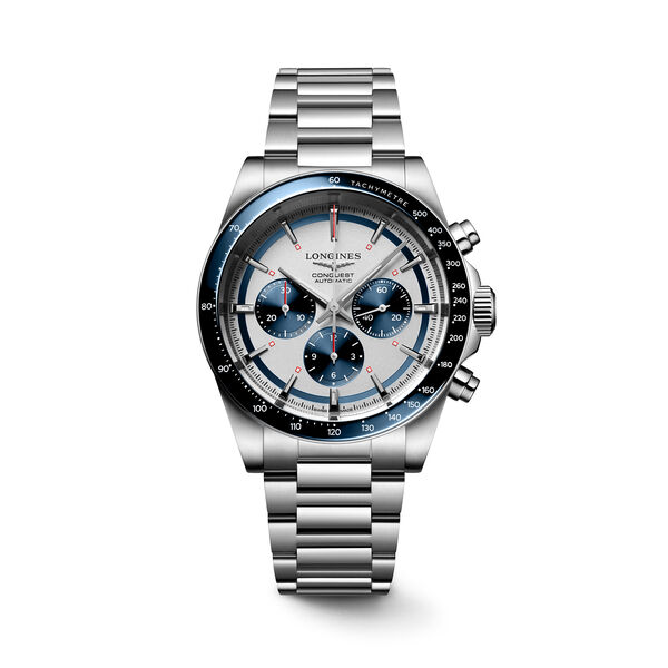 Conquest Automatic Chronograph 42 mm Stainless Steel