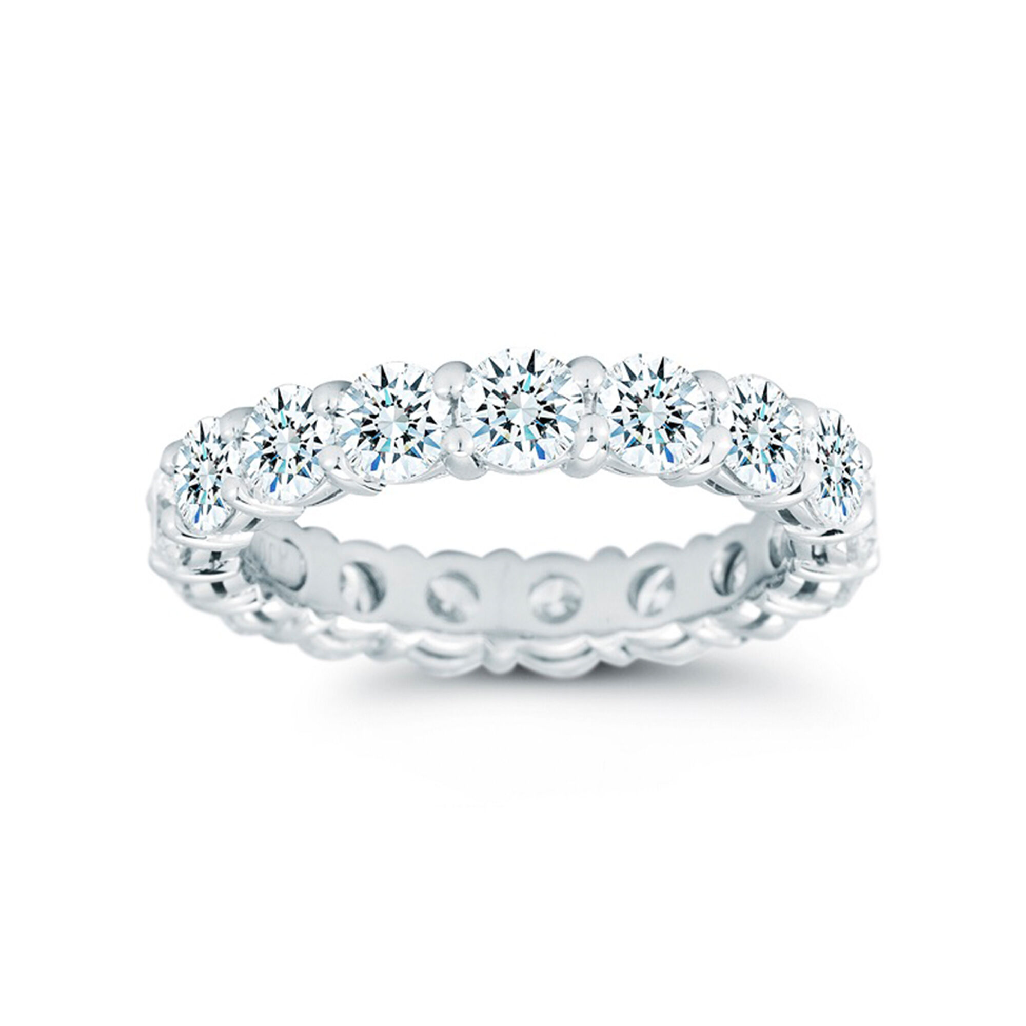 Platinum eternity diamond ring sale