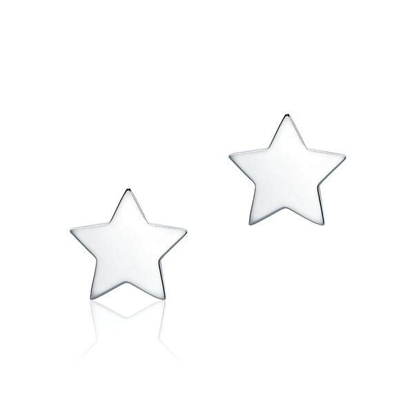 Boucle d'oreille unique sur clou étoile en argent pour enfants