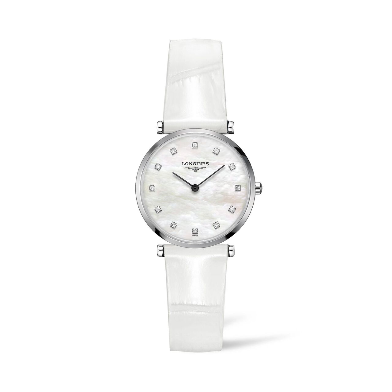 longines quartz 29 mm stainless steel diamond l4.512.4.87.0 front 2 image number 0