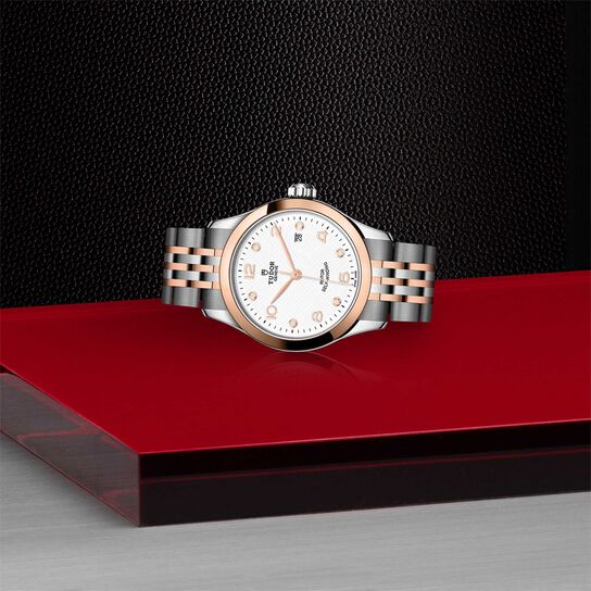  Steel and Rose Gold Bracelet image number 3