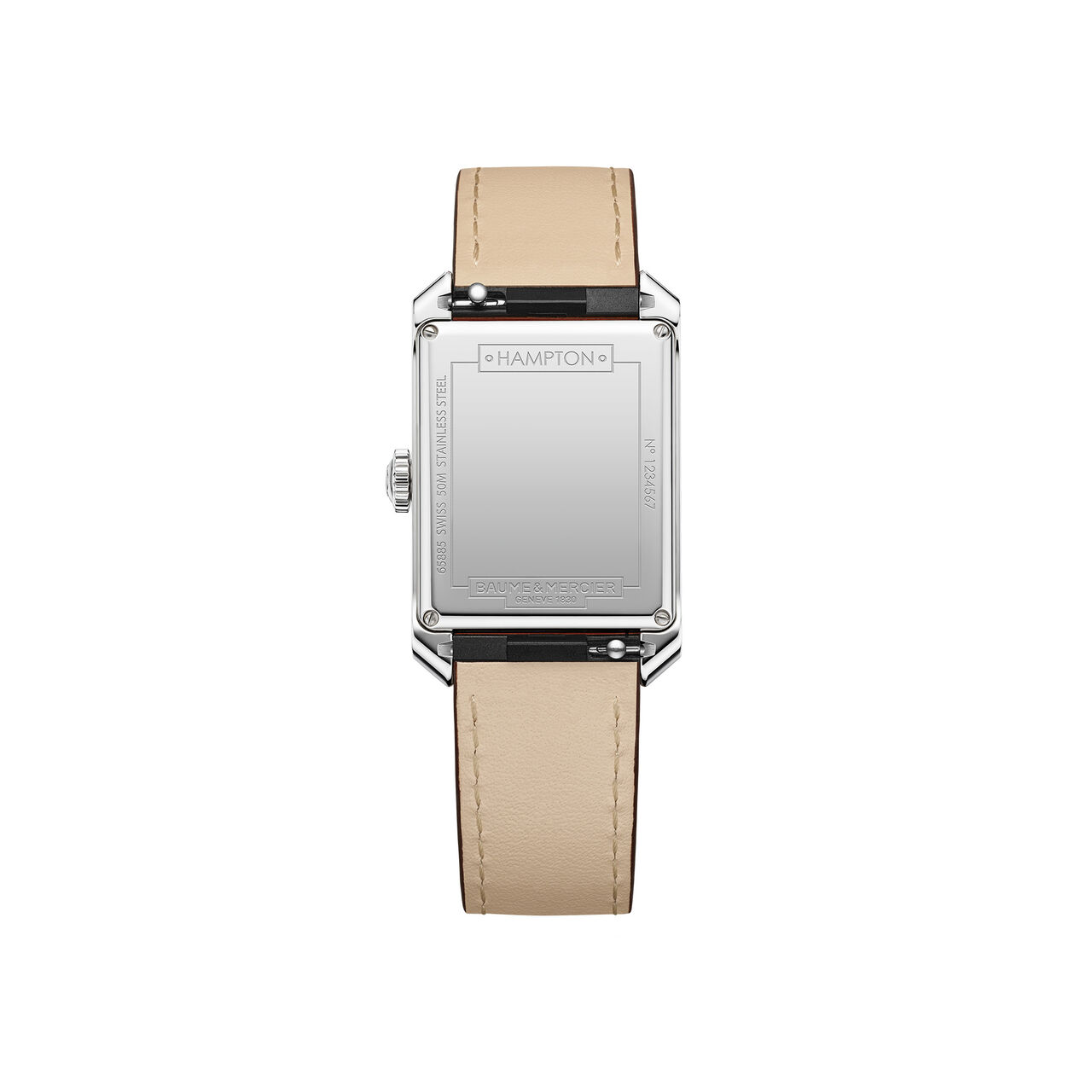 Baume & Mercier M0A10670 Hampton Quartz 43 X 27 mm Stainless Steel Back image number 2