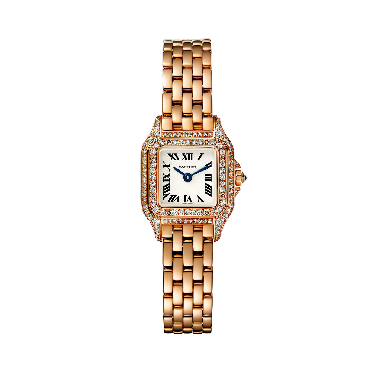 Panthère de Cartier Mini Quartz 25 X 20mm Rose Gold and Diamond image number 0