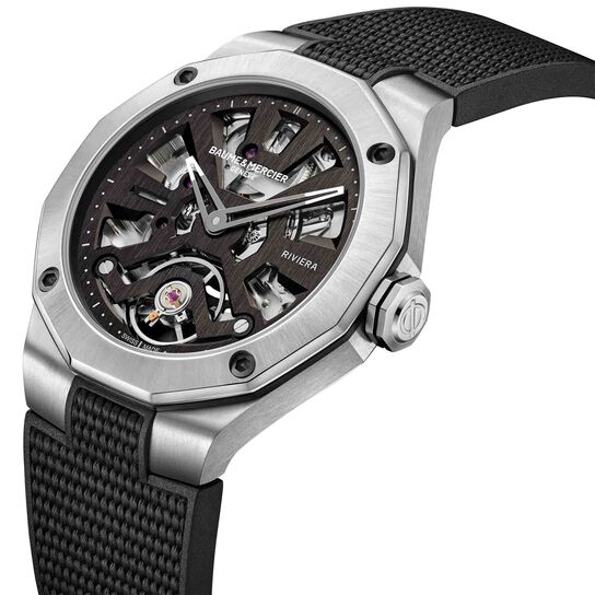Baume & Mercier Riviera Skeleton Automatic 42 mm Stainless Steel image number 1
