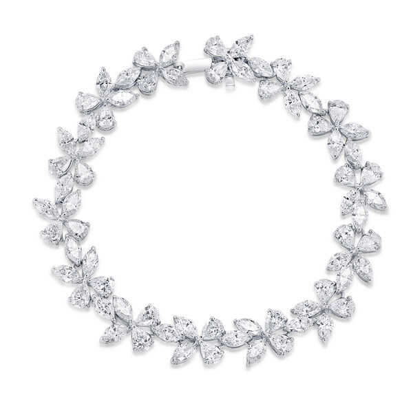 High Jewellery Signature White Gold and Diamond Bracelet