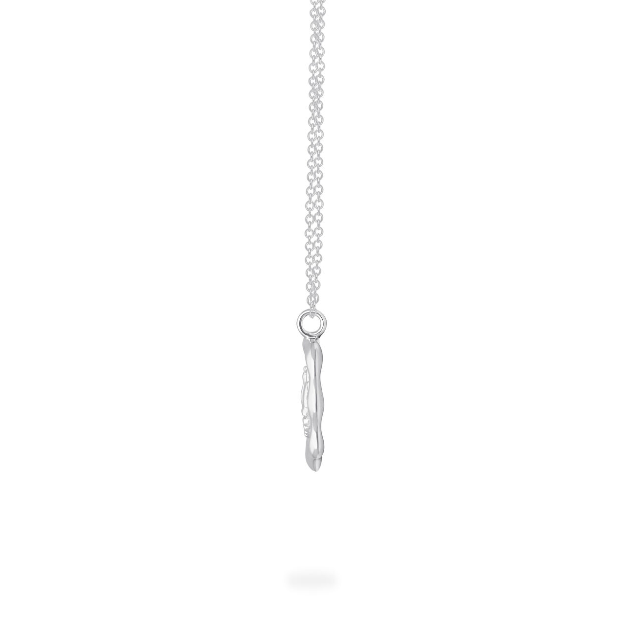 Cancer Zodiac Sign Silver Pendant Side image number 4