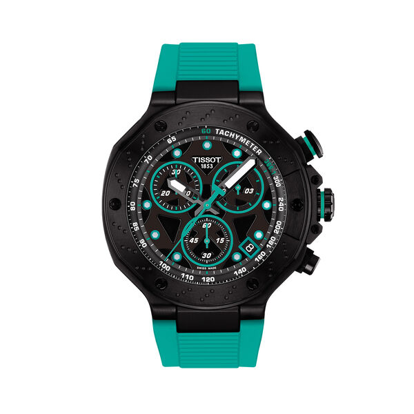 T-Race Quartz Chronograph 45 mm PVD Stainless Steel