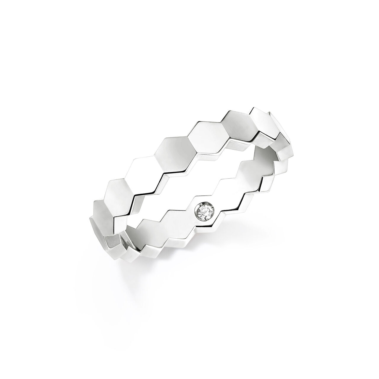 maison birks chaumet bee my love white gold ring 083358 image number 0