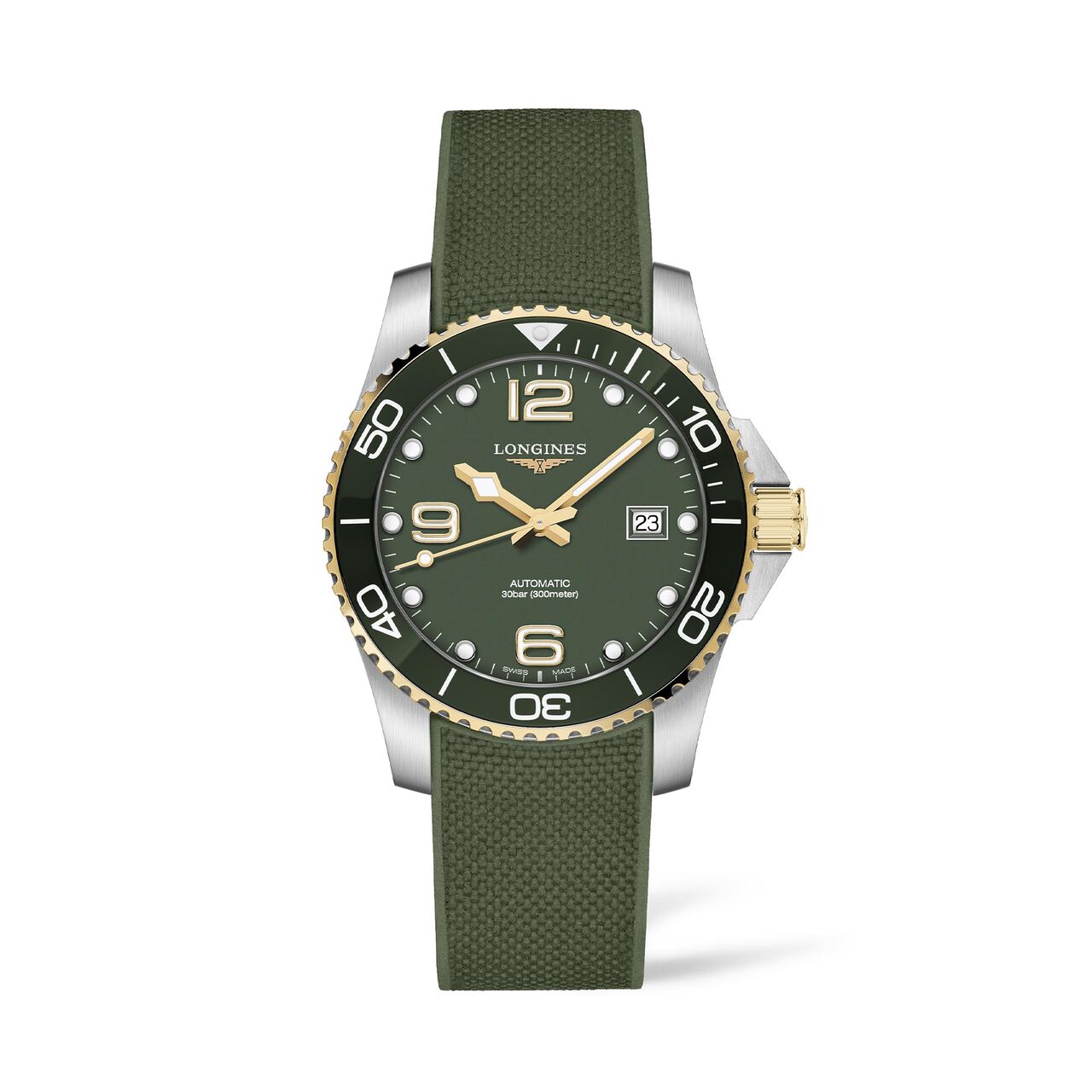longines hydroconquest automatic 41 mm steel l3.781.3.06.9 front image number 0