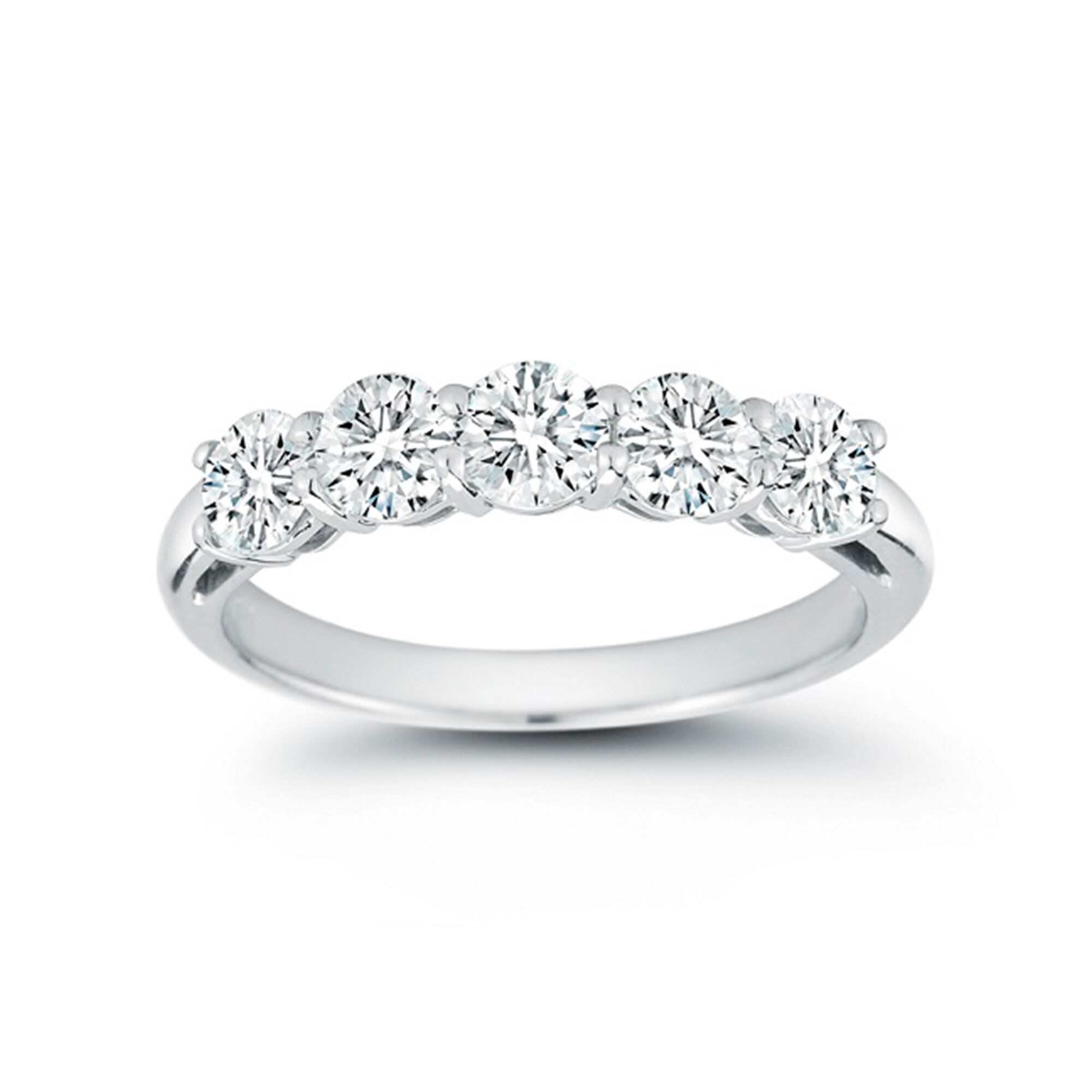 Platinum love discount bands with diamond