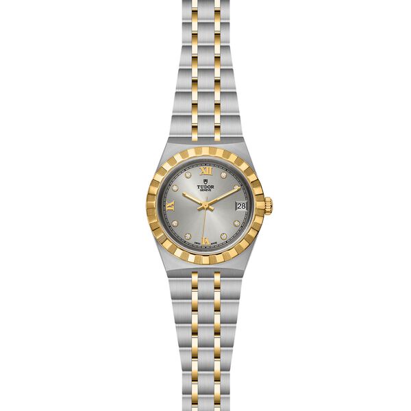 TUDOR Royal Automatic 34 mm Yellow Gold, Stainless Steel and Diamond