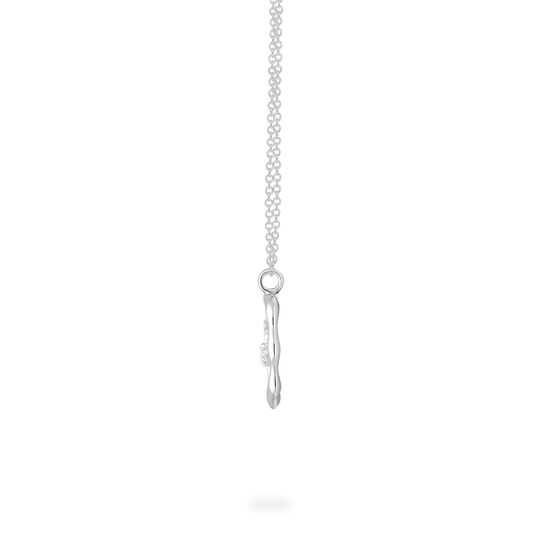 Scorpio Zodiac Sign Silver Pendant Side image number 3