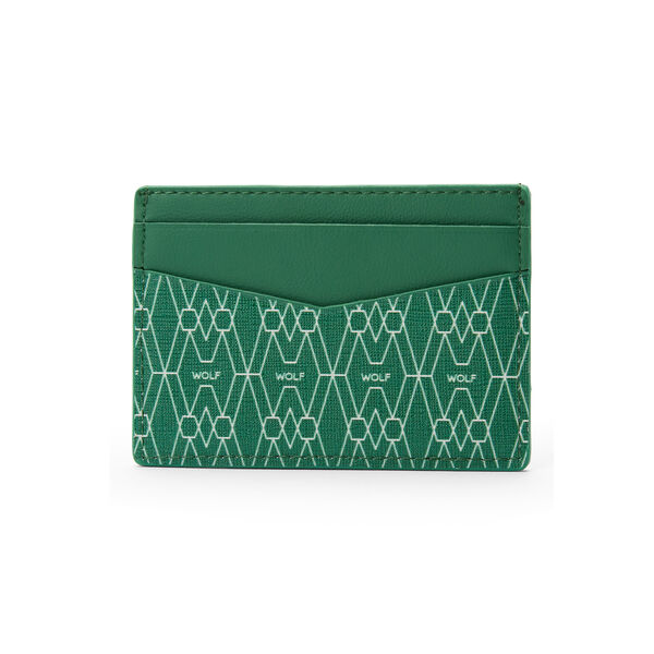 Porte-cartes Signature 5 cartes vert