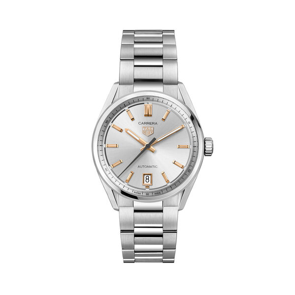 Carrera 36 mm automatique en acier inoxydable