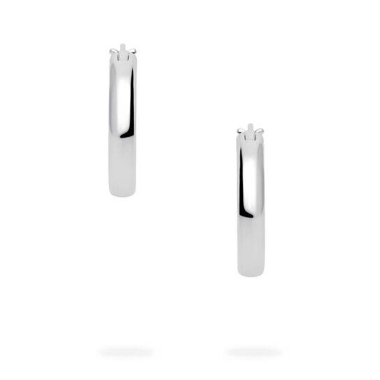Birks Essentials Sterling Silver 15 mm Huggie Earrings image number 1