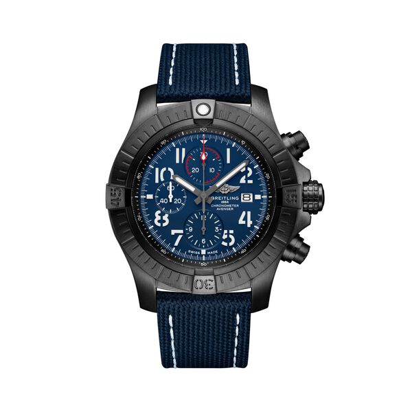 Super Avenger chronographq 48 Night Mission - bleu