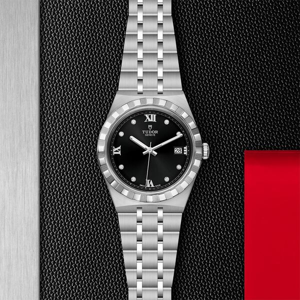 TUDOR Royal Automatic 38 mm Stainless Steel and Diamond
