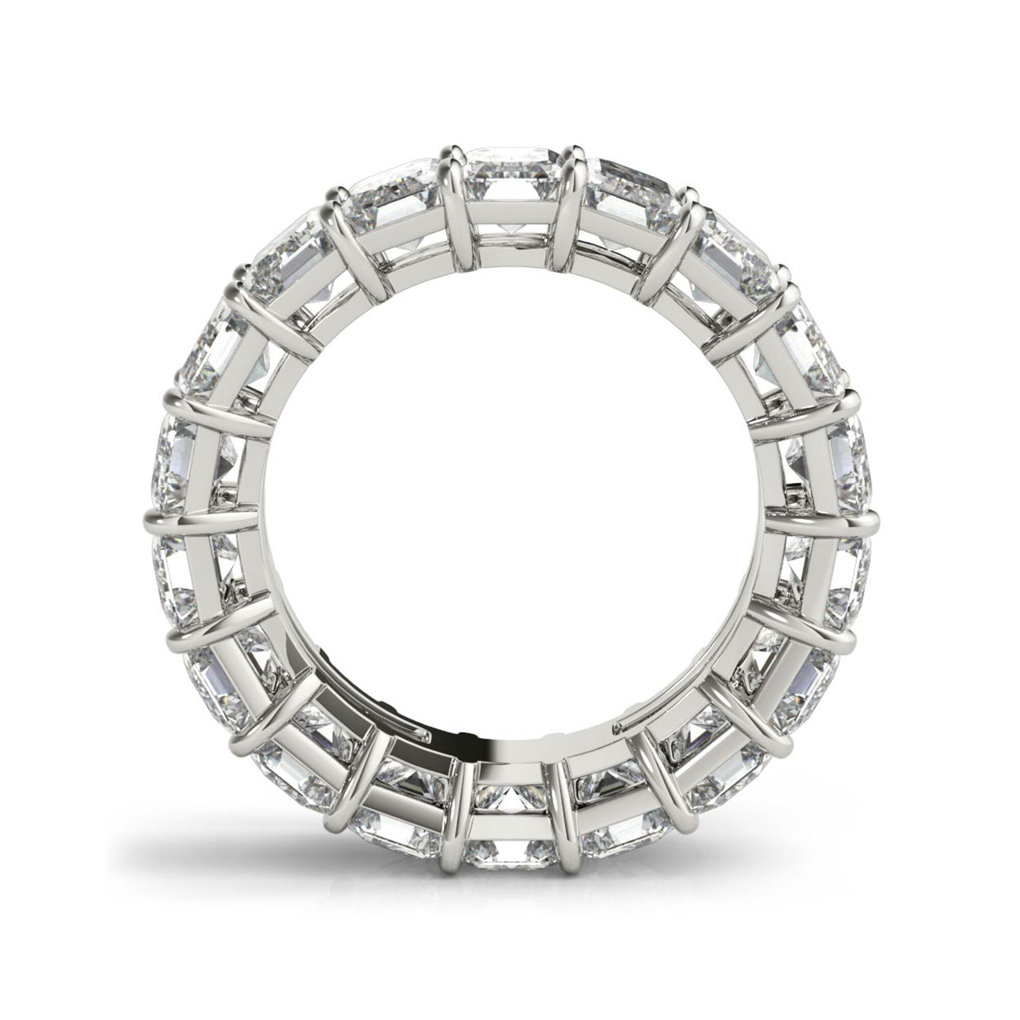 Birks 5.06 ct Emerald Cut Diamond Eternity Band