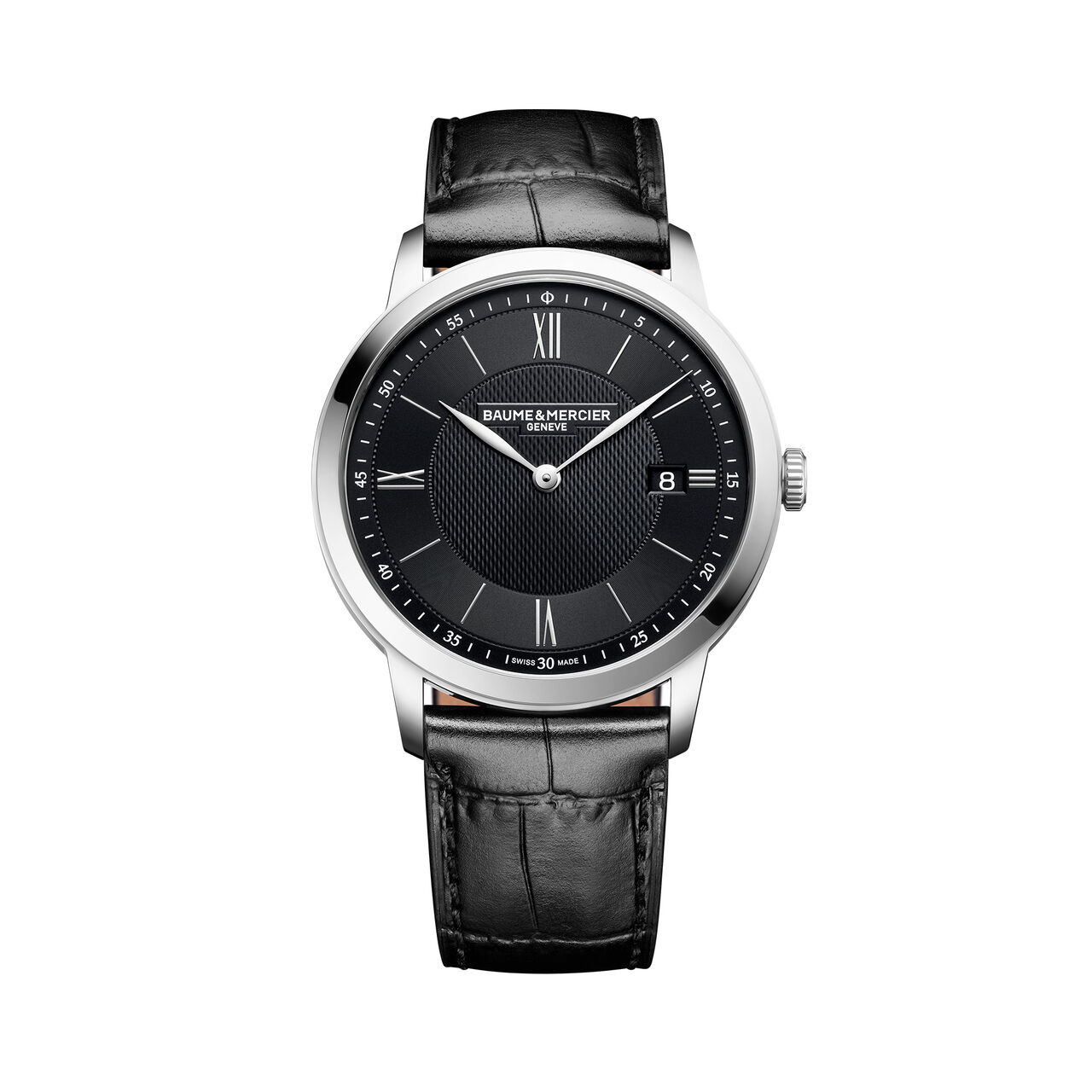 Baume & Mercier Classima 40 mm quartz en acier inoxydable image number 0