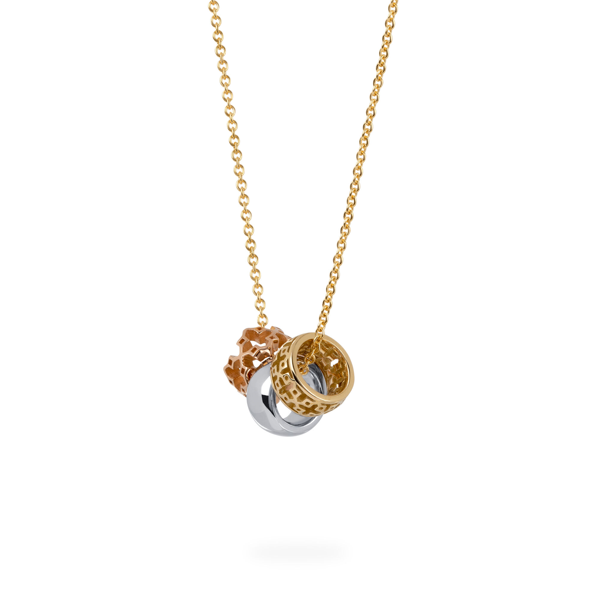 Three-Ring Tricolor Pendant | Dare to 