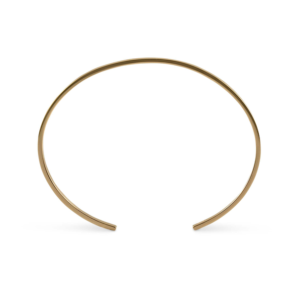 Bracelet ruban en or jaune brossé 7g