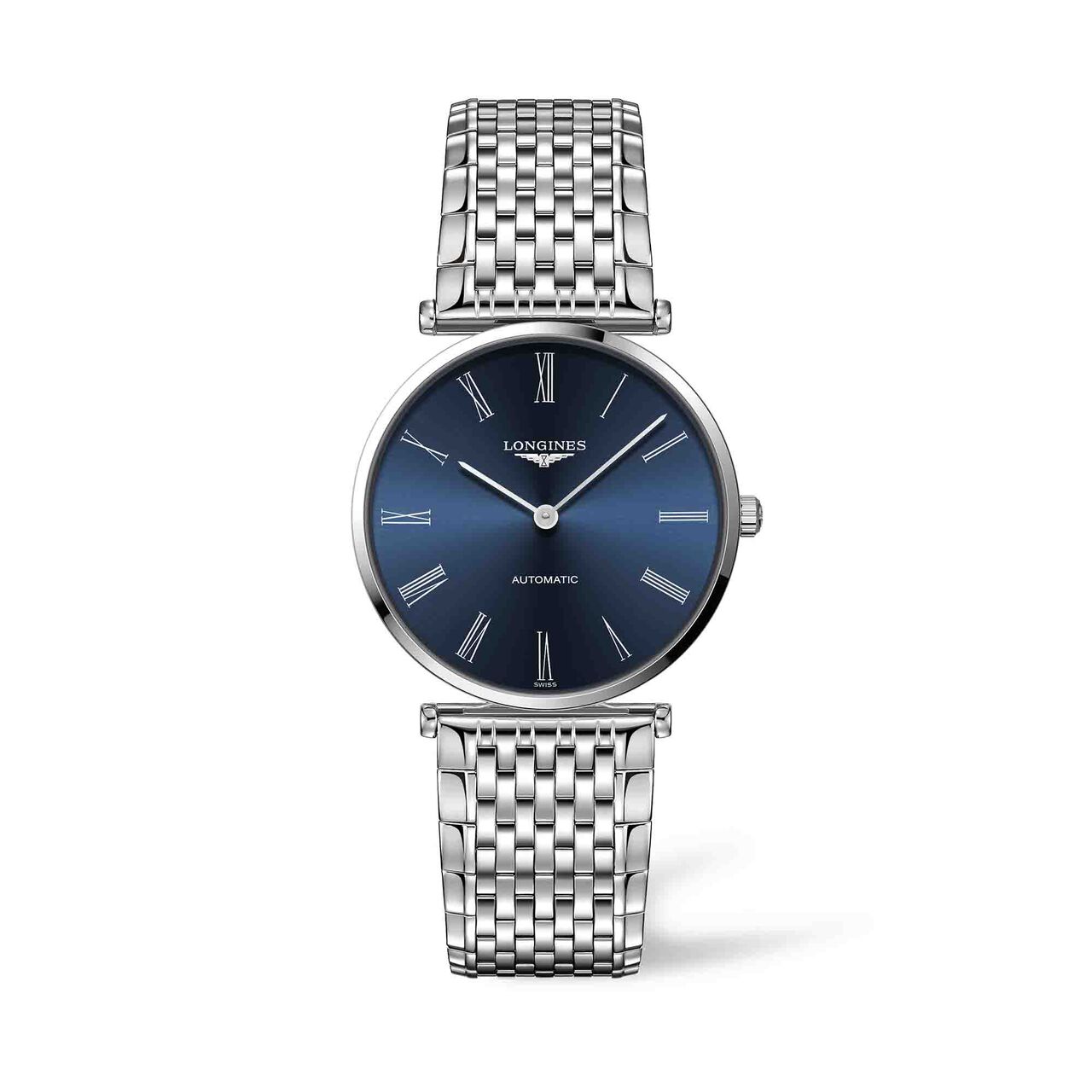 la grande classique de longines 36mm automatic stainless steel sunray blue dial l49084946 image number 0