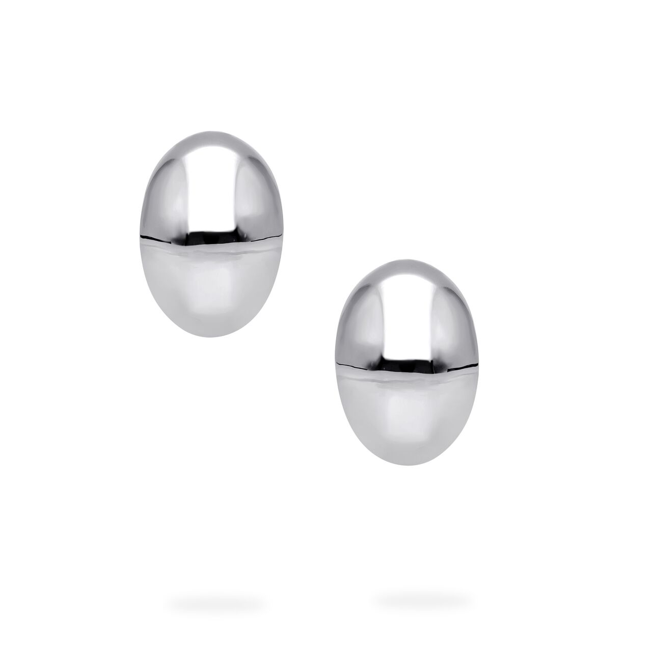 Birks Essentiels boucles d'oreilles bomb&eacute;es en argent  image number 3