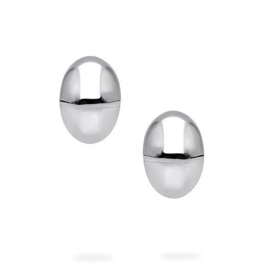 Birks Essentiels boucles d'oreilles bomb&eacute;es en argent  image number 3