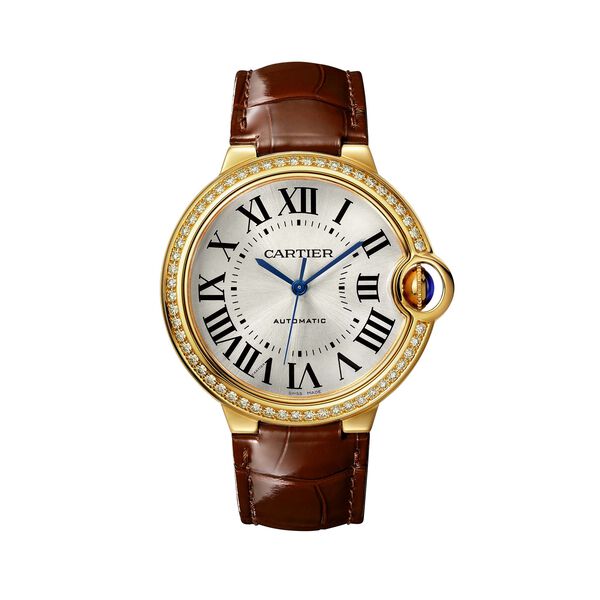 Ballon Bleu de Cartier 36 mm automatique en or jaune et diamants