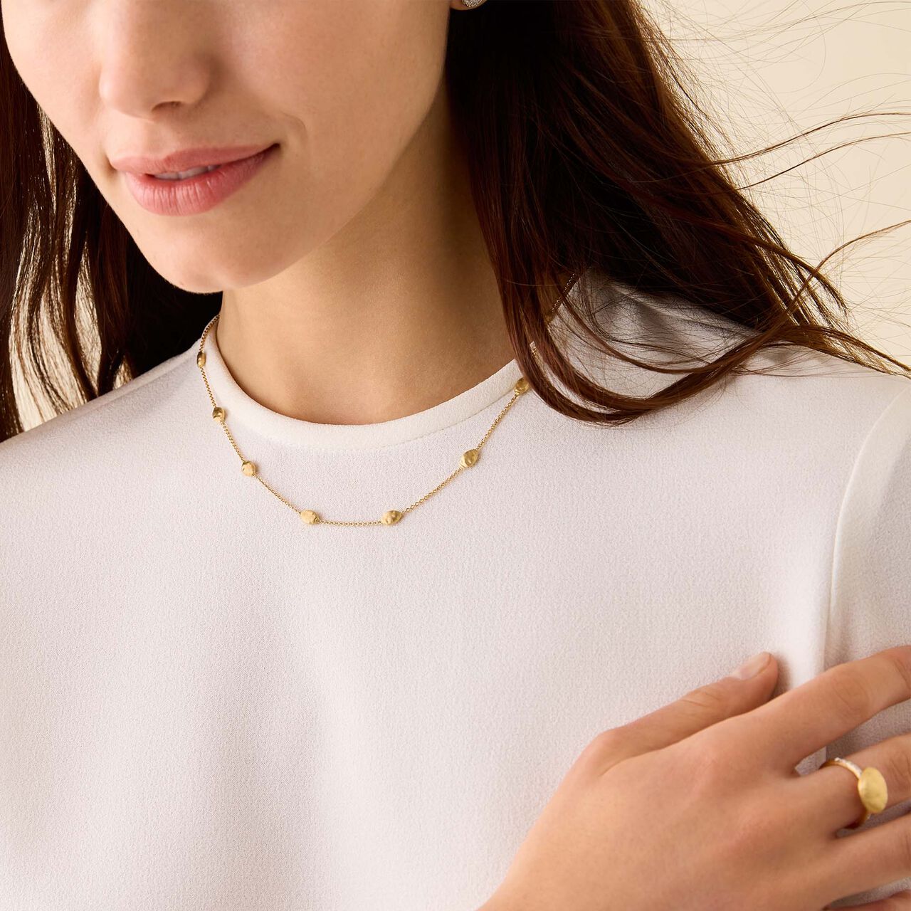 Marco Bicego Siviglia Small Yellow Gold Necklace CB2943 Y 02 image number 1