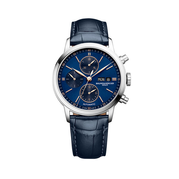 Classima 42 mm automatique chronographe en acier inoxydable