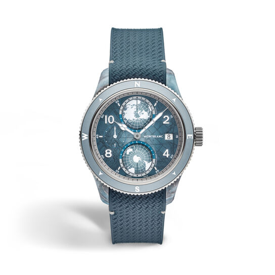 Montblanc 1858 Geosphere 0 Oxygen Mount Vinson Automatic 44 mm Titanium - Limited Edition 134019 dark image number 0