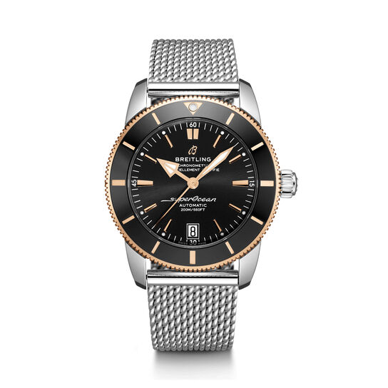 maison birks breitling superocean heritage b20 automatic 42 steel 18k gold black ub2010121b1a1 image number 0